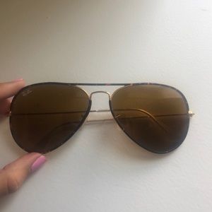 Ray ban tortoise aviators